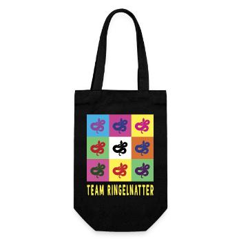 Team grass snake - Gift Bag for Bottles - black - Front