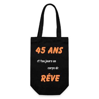 45 ans et toujours un corps de rêve - Sac à bouteille - noir - Devant