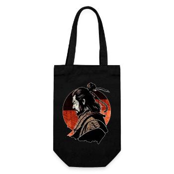 Warrior's Grace samurai - Gift Bag for Bottles - black - Front