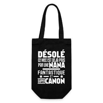 Ce Mec Est déjà pris par une nana fantastique - Sac à bouteille - noir - Devant