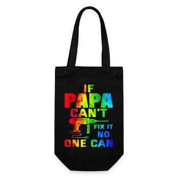 Opa, Oma, Opa, Oma, Papa, Mama, - Geschenkbeutel für Flaschen - Schwarz - Vorne