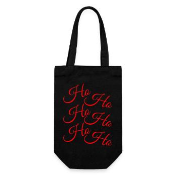 Merry Krisis - Geschenkbeutel für Flaschen - Schwarz - Vorne