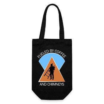 Chimney Sweep Chimney Sweep - Gift Bag for Bottles - black - Front