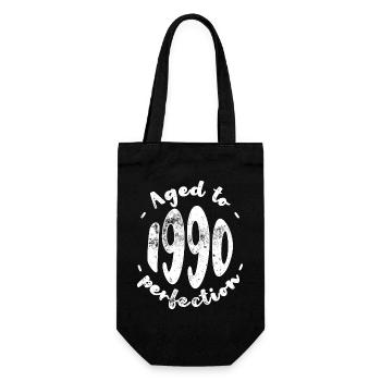 Nostalgic 1990s Perfection - Gift Bag for Bottles - black - Front