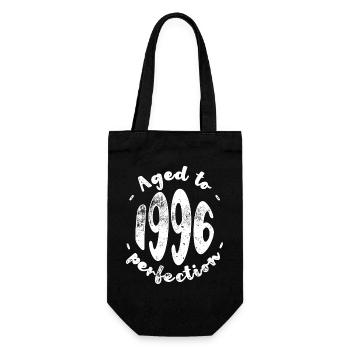 Aged to 1996 Perfection - Gift Bag for Bottles - black - Front