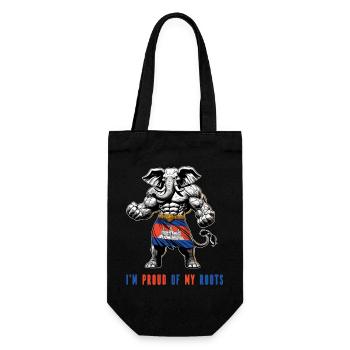 Je suis fier de mes itinéraires au Cambodge - Sac à bouteille - noir - Devant