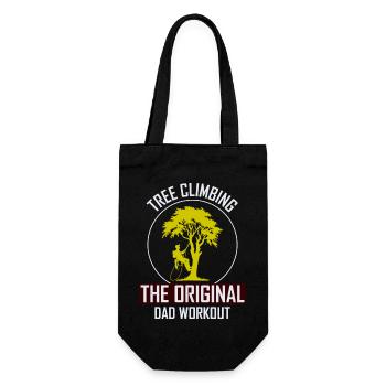 Arboriste Papa Arboricole Chirurgien Grimpeur Coupe-bordures - Sac à bouteille - noir - Devant