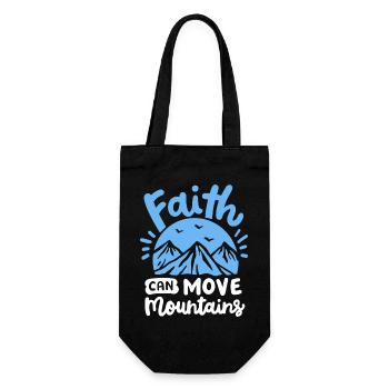 Christlich Glaube Religiös - Geschenkbeutel für Flaschen - Schwarz - Vorne