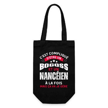 Habitants de Nancy - Sac à bouteille - noir - Devant