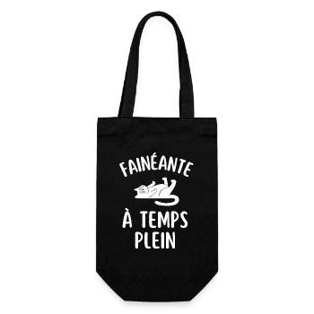 FAINÉANTE à temps plein - Sac à bouteille - noir - Devant