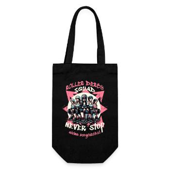 Équipe de roller derby - Sac à bouteille - noir - Devant