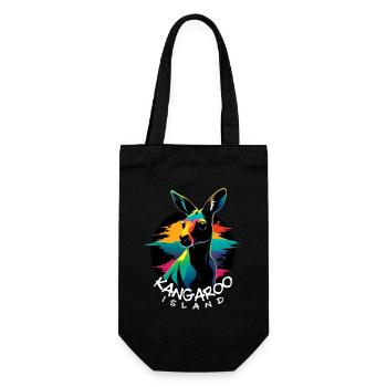 Kangaroo Island - Gift Bag for Bottles - black - Front