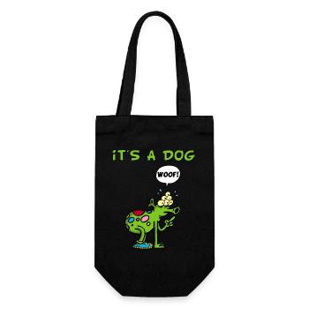 C'est un chien - Sac à bouteille - noir - Devant