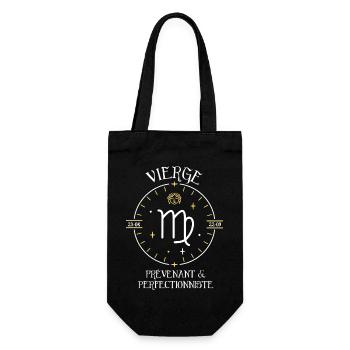 Du signe de la Vierge - Prévenant - Sac à bouteille - noir - Devant