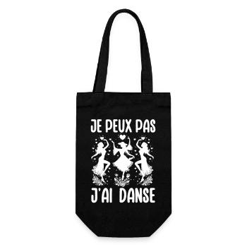 Cadeau Humour Danseuse Je Peux Pas J'ai Danse - Sac à bouteille - noir - Devant