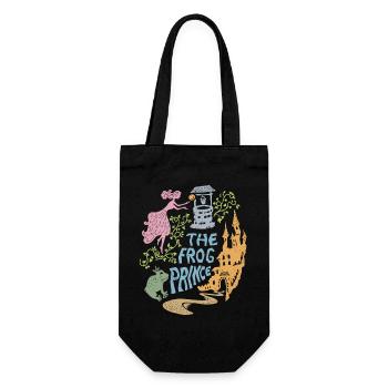 Motif de conte de fées Le Prince Grenouille - Sac à bouteille - noir - Devant