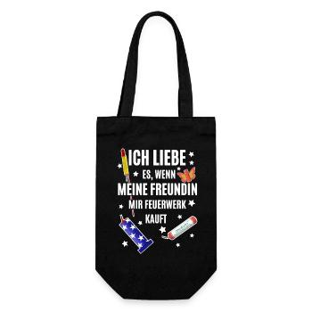 Pyro Freak - Geschenkbeutel für Flaschen - Schwarz - Vorne