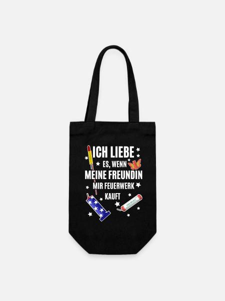 Pyro Freak - Geschenkbeutel für Flaschen - Schwarz