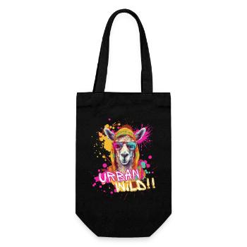Urban Wild - Gift Bag for Bottles - black - Front