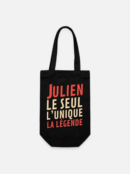 Julien–Le seul, l’unique, la légende - Sac à bouteille - noir