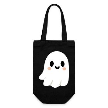 Cute Ghost - Gift Bag for Bottles - black - Front