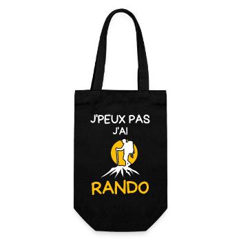 Jpeux pas jai Rando randonnée  - Sac à bouteille - noir - Devant