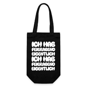 En fait, je suis en arrêt de travail Je suis en congé - Sac à bouteille - noir - Devant