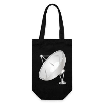 Antenne paraboise à l’aspect moderne et net - Sac à bouteille - noir - Devant