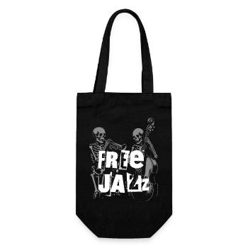 Free Jazz Skeletons Band - Sac à bouteille - noir - Devant
