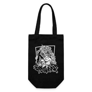Breakdance B-Boy Streetdance Design Hip Hop Dance - Geschenkbeutel für Flaschen - Schwarz - Vorne