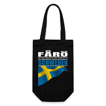 FÅRÖ - Geschenkbeutel für Flaschen - Schwarz - Vorne