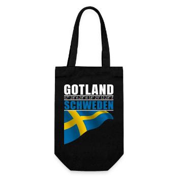 Gotland - Gift Bag for Bottles - black - Front
