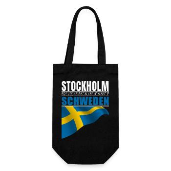 Stockholm - Gift Bag for Bottles - black - Front