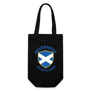 Inverness Scottish Shield - Geschenkbeutel für Flaschen - Schwarz - Vorne