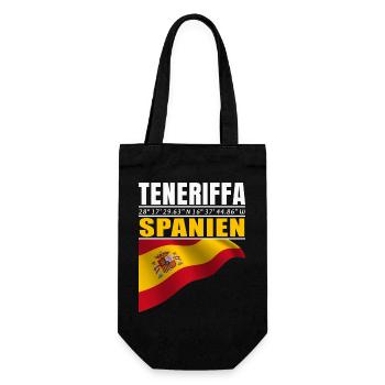 Tenerife - Gift Bag for Bottles - black - Front