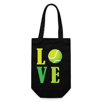 J’adore le tennis - Sac à bouteille - noir - Devant