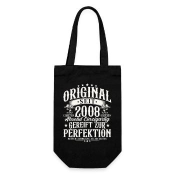 Cadeau vintage 18 anniversaires vintage 2008 - Sac à bouteille - noir - Devant