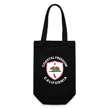 Coastal Freedom California - Gift Bag for Bottles - black - Front
