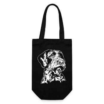 Korthals griffon Chiens portrait Chiens Chiens de chasse Wilsigns - Sac à bouteille - noir - Devant