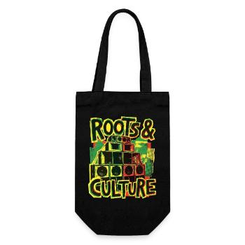 Roots Reggae Dub - Geschenkbeutel für Flaschen - Schwarz - Vorne