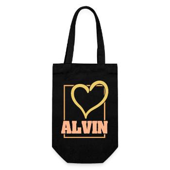 Alvi en amour - Sac à bouteille - noir - Devant