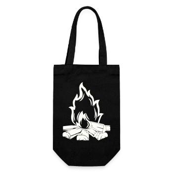 Feu de camp - Sac à bouteille - noir - Devant