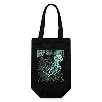 Deep Sea Ghost - Geschenkbeutel für Flaschen - Schwarz - Vorne