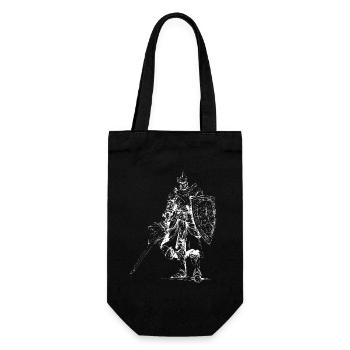 Heraldic Knight with Shield - Gift Bag for Bottles - black - Front