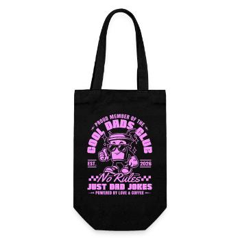 Club des papas cool Fête des pères 2026 cadeau - Sac à bouteille - noir - Devant