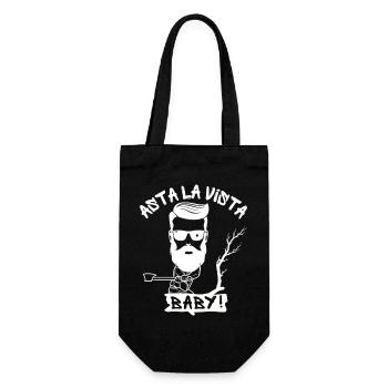 Asta La Vista, Baby! - Lumberjack Extreme - Gift Bag for Bottles - black - Front