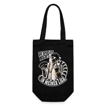 Tu n’es pas à mon niveau - Sac à bouteille - noir - Devant