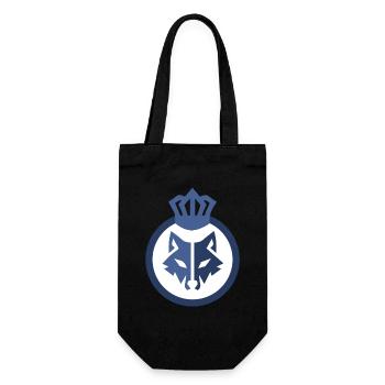 Royal Wolf's Head - Gift Bag for Bottles - black - Front