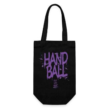 Handball Graffiti with Heart - Gift Bag for Bottles - black - Front