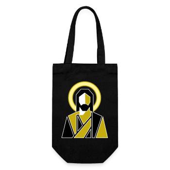 Modern Jesus - Gift Bag for Bottles - black - Front